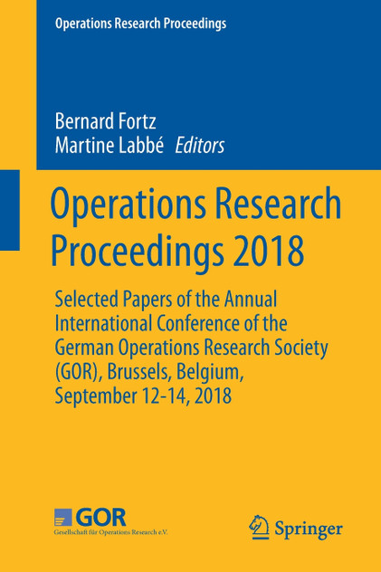Operations Research Proceedings 2018 Operations Research Proceedings 2018