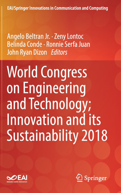 World Congress on Engineering and Technology; Innovation and its Sustainability 2018