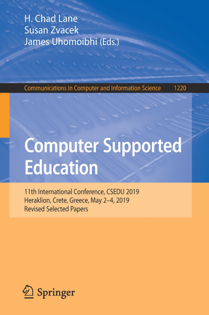 Computer Supported Education Computer Supported Education