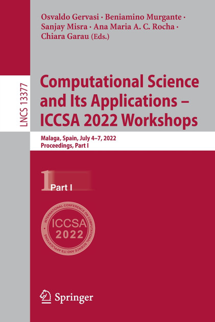 Computational Science and Its Applications - ICCSA 2022 Workshops