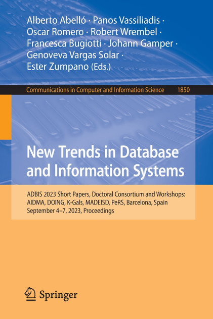 New Trends in Database and Information Systems