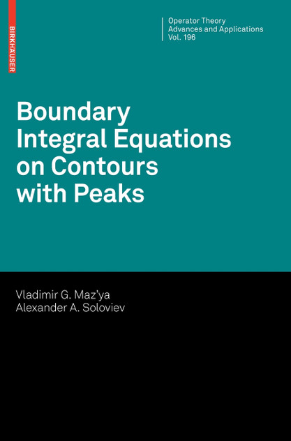 Boundary Integral Equations on Contours with Peaks