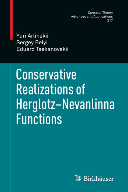 Conservative Realizations of Herglotz-Nevanlinna Functions