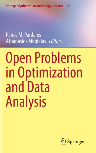 Open Problems in Optimization and Data Analysis