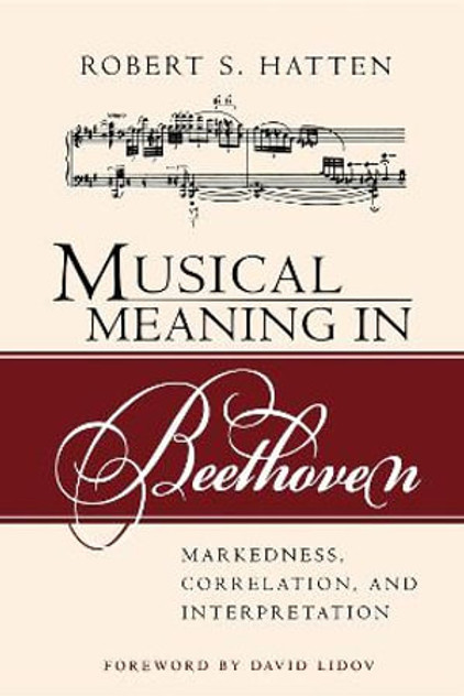 Musical Meaning in Beethoven Musical Meaning in Beethoven