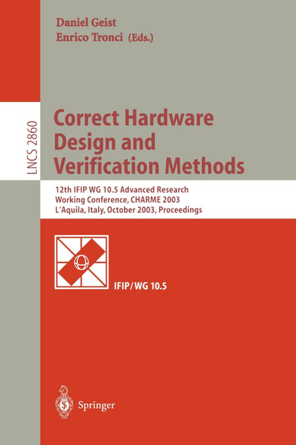 Correct Hardware Design and Verification Methods