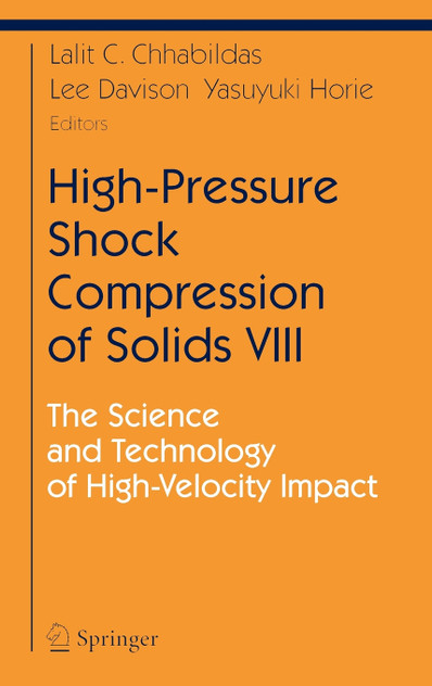 High-Pressure Shock Compression of Solids VIII