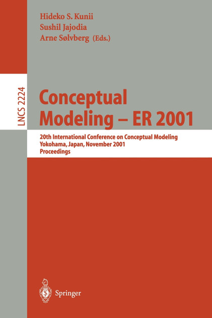 Conceptual Modeling - Er 2001