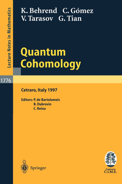 Quantum Cohomology