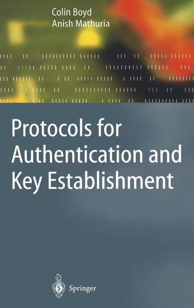 Protocols for Authentication and Key Establishment