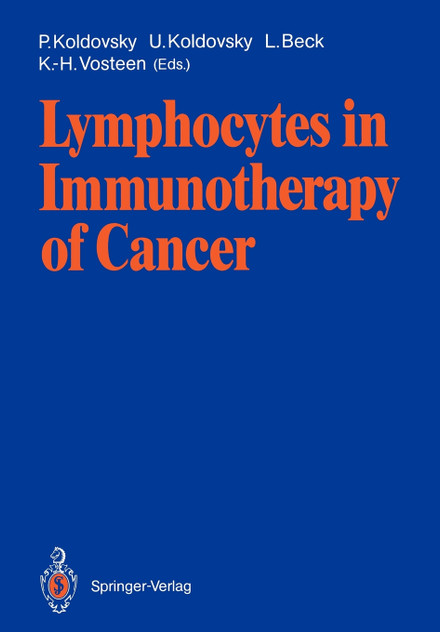 Lymphocytes in Immunotherapy of Cancer Lymphocytes in Immunotherapy of Cancer