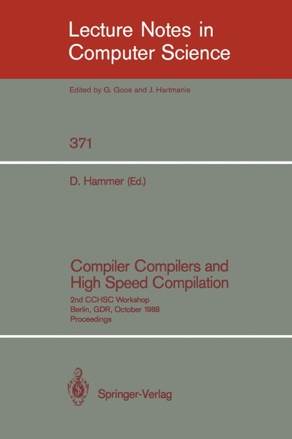 Compiler Compilers and High Speed Compilation