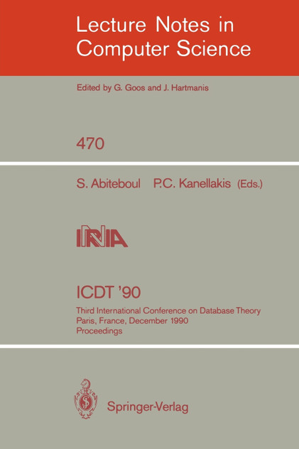 ICDT '90 ICDT '90