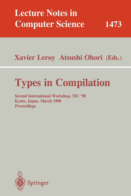 Types in Compilation