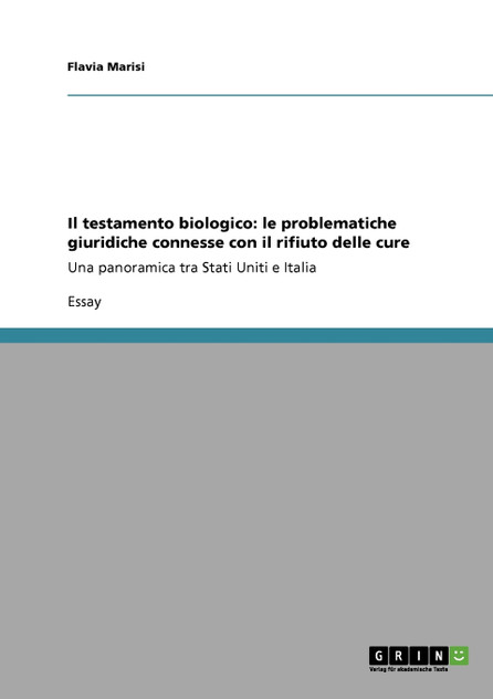 Il testamento biologico