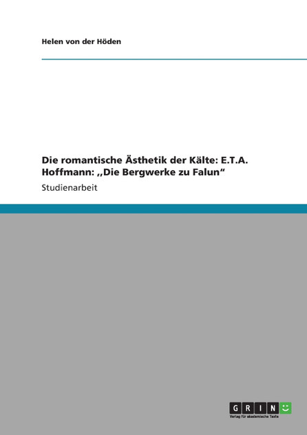 Die romantische Ästhetik der Kälte Die romantische Ästhetik der Kälte