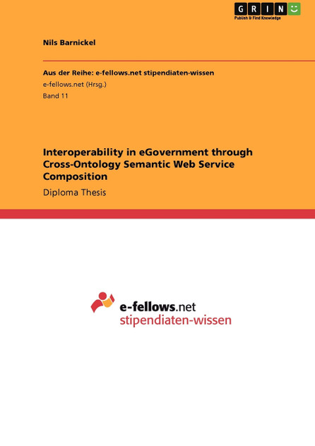 Interoperability in eGovernment through Cross-Ontology Semantic Web Service Composition