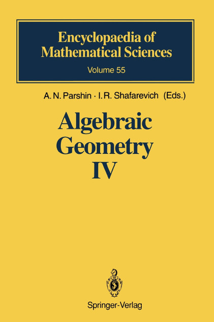 Algebraic Geometry IV