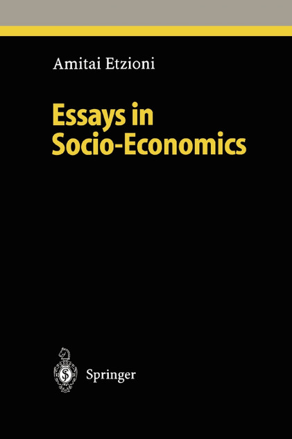 Essays in Socio-Economics Essays in Socio-Economics