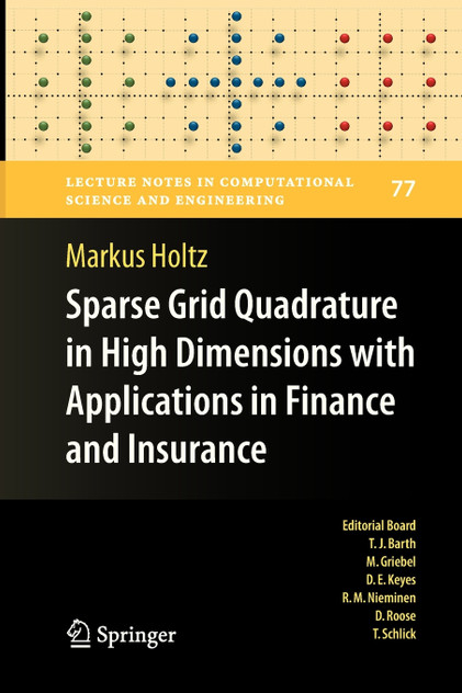 Sparse Grid Quadrature in High Dimensions with Applications in Finance and Insurance