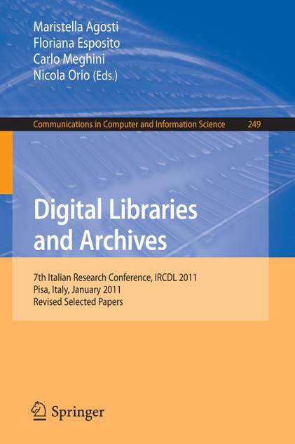 Digital Libraries and Archives Digital Libraries and Archives