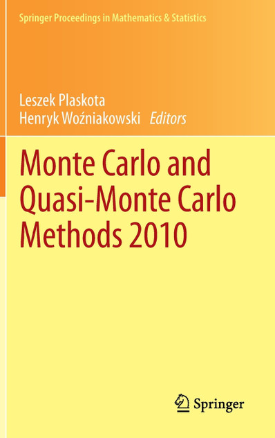 Monte Carlo and Quasi-Monte Carlo Methods 2010