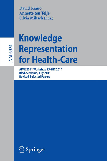 Knowledge Representation for Health-Care Knowledge Representation for Health-Care