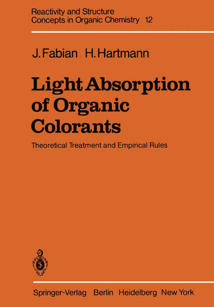 Light Absorption of Organic Colorants Light Absorption of Organic Colorants