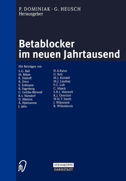 Betablocker im neuen Jahrtausend Betablocker im neuen Jahrtausend