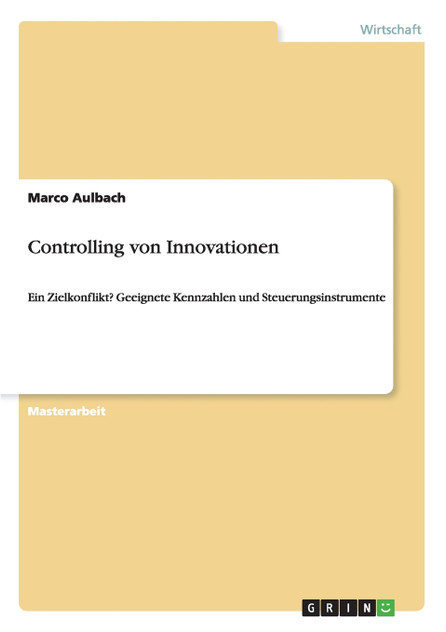 Controlling von Innovationen Controlling von Innovationen