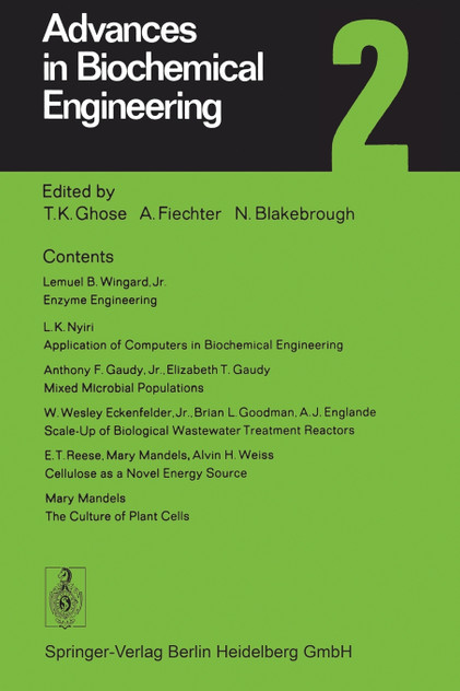 Advances in Biochemical Engineering 2 Advances in Biochemical Engineering 2