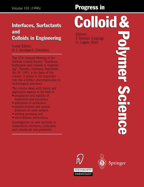 Interfaces, Surfactants and Colloids in Engineering