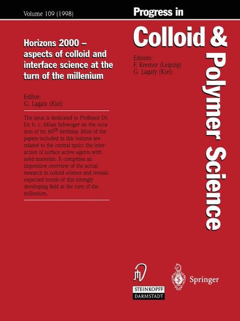 Horizons 2000 Aspects of Colloid and Interface Science at the Turn of the Millenium