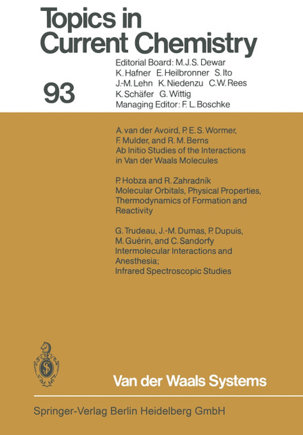 Van der Waals Systems Van der Waals Systems