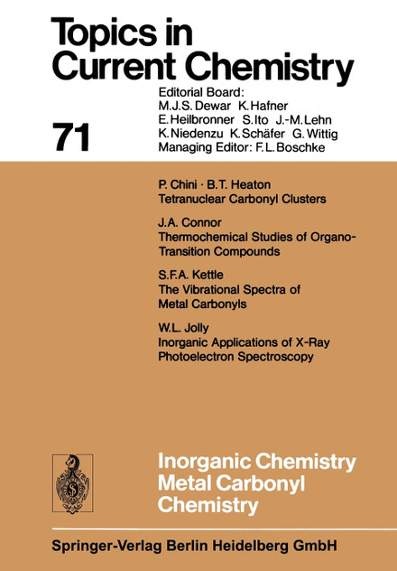 Inorganic Chemistry Metal Carbonyl Chemistry Inorganic Chemistry Metal Carbonyl Chemistry