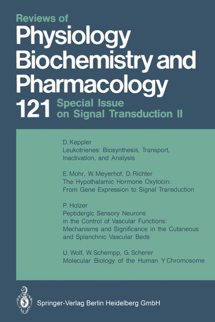 Reviews of Physiology Biochemistry and Pharmacology Reviews of Physiology Biochemistry and Pharmacology
