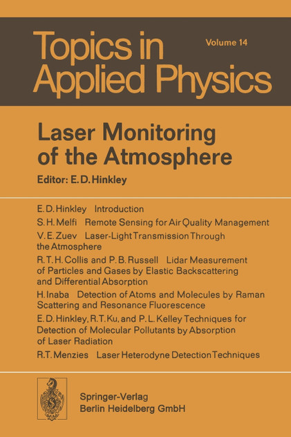 Laser Monitoring of the Atmosphere Laser Monitoring of the Atmosphere