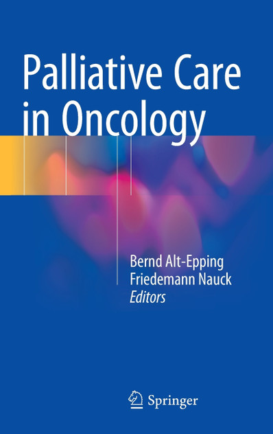 Palliative Care in Oncology Palliative Care in Oncology