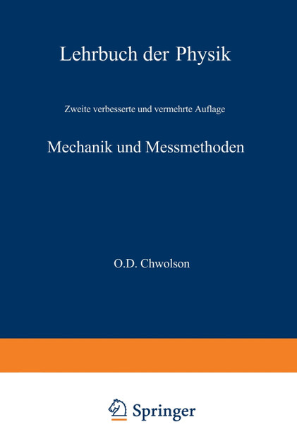 Mechanik Und Messmethoden