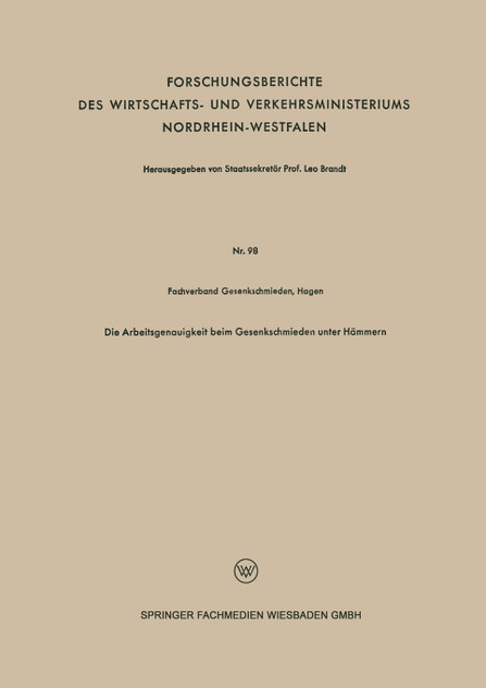 Die Arbeitsgenauigkeit beim Gesenkschmieden unter Hämmern