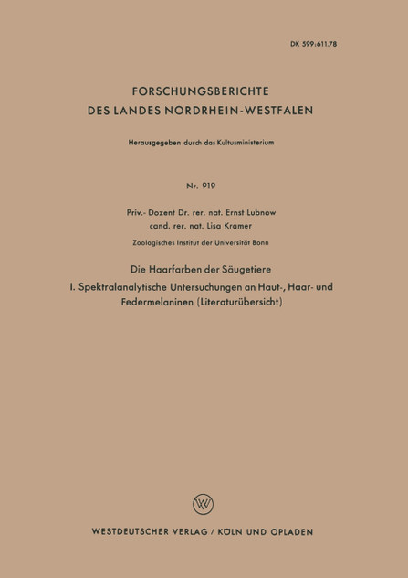 Die Haarfarben der Säugetiere