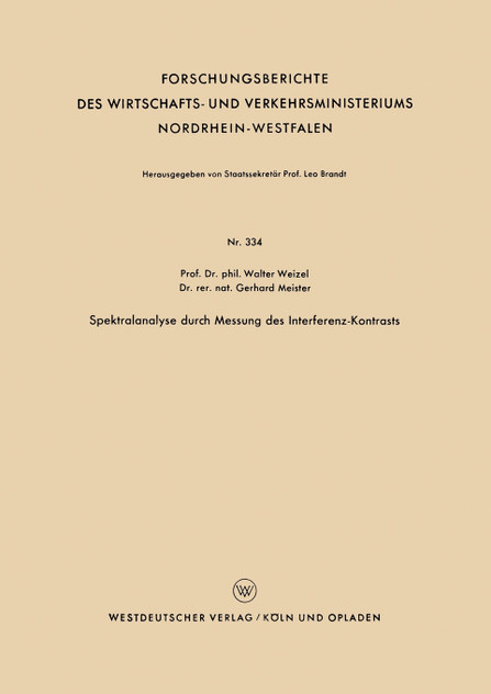 Spektralanalyse durch Messung des Interferenz-Kontrasts