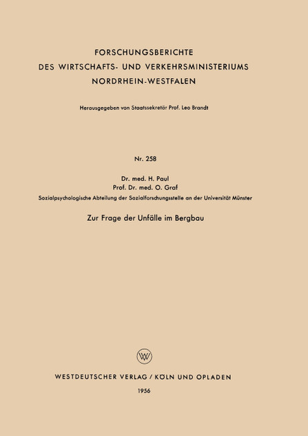 Zur Frage Der Unfalle Im Bergbau Zur Frage Der Unfalle Im Bergbau