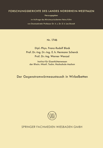 Der Gegenstromwärmeaustausch in Wirbelbetten