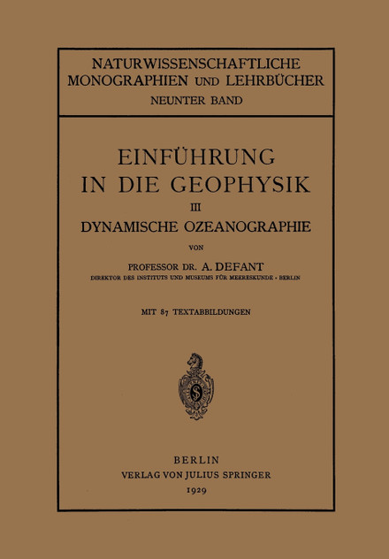 Einführung in die Geophysik Einführung in die Geophysik