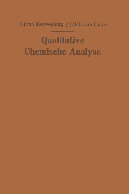 Qualitative Chemische Analyse Qualitative Chemische Analyse