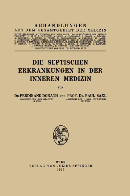 Die Septischen Erkrankungen in der Inneren Medizin Die Septischen Erkrankungen in der Inneren Medizin