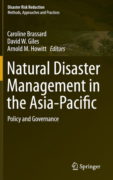 Natural Disaster Management in the Asia-Pacific Natural Disaster Management in the Asia-Pacific