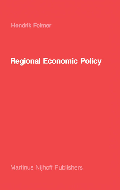 Regional Economic Policy Regional Economic Policy