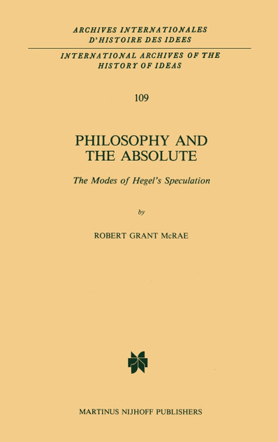 Philosophy and the Absolute